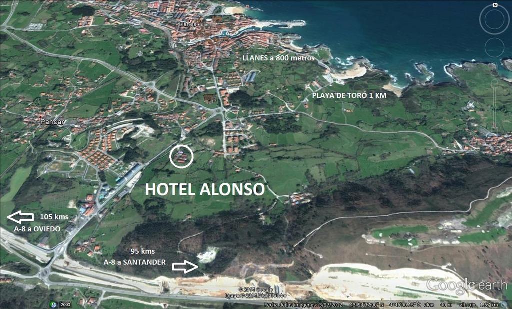 Hotel Alonso Llanes Eksteriør billede